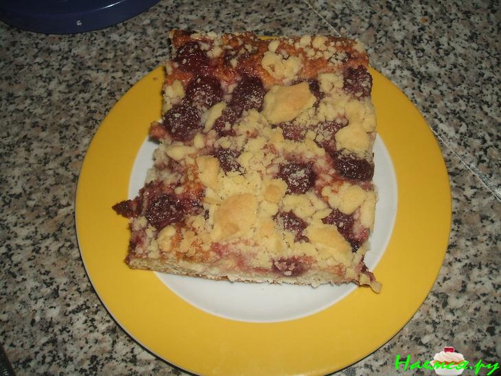 Вишнёвый пирог (вкусно и быстро)