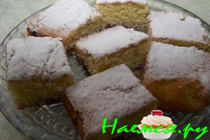 Пирог с вишнями Пирог с вишнями