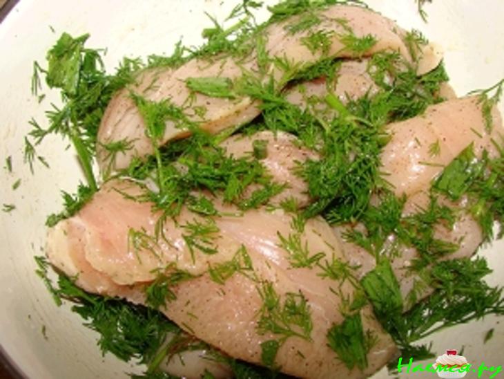 Куриное филе, приготовленное в "вакууме"