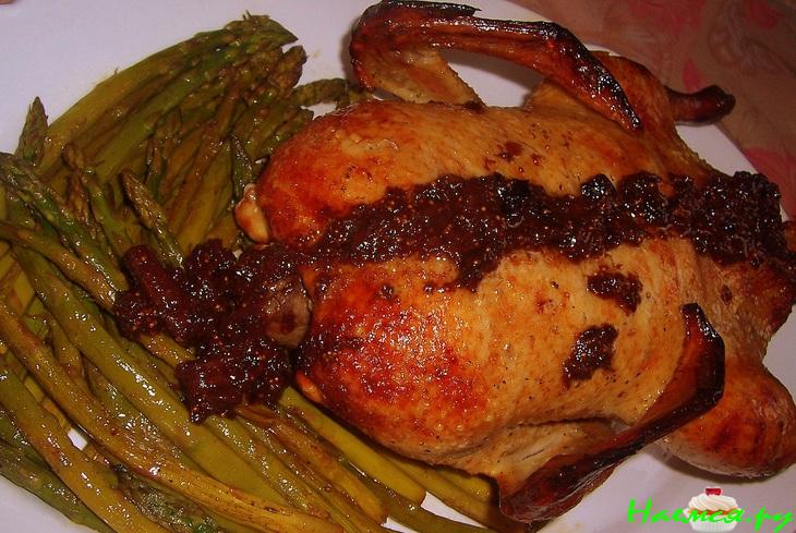 Утка под соусом из инжира