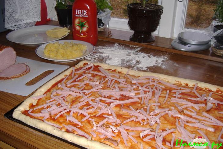 Пицца для внучки