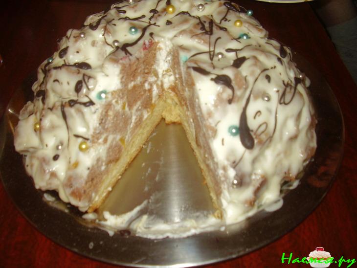 Торт 'Панчо' с кремом на сгущенном молоке