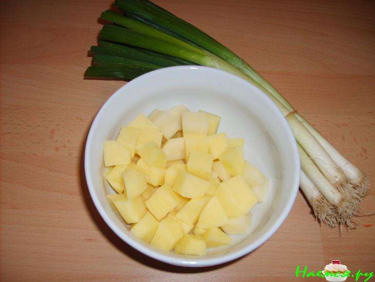 Суп-пюре с креветками "по-франкийски"