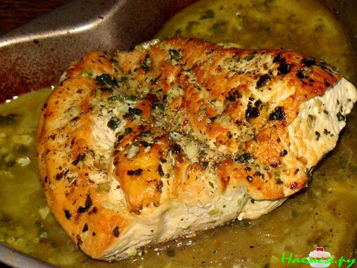 Филе индейки на карпачио из редиса