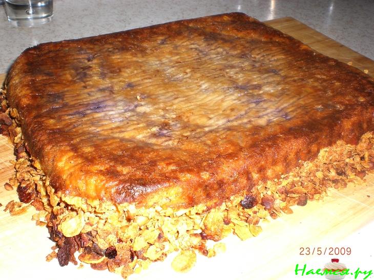 Ягодный пирог "Простой и Вкусный" с орехами и белым шоколадом Ягодный пирог "Простой и Вкусный" с орехами и белым шоколадом