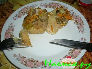 Вымя с овощами Вымя с овощами