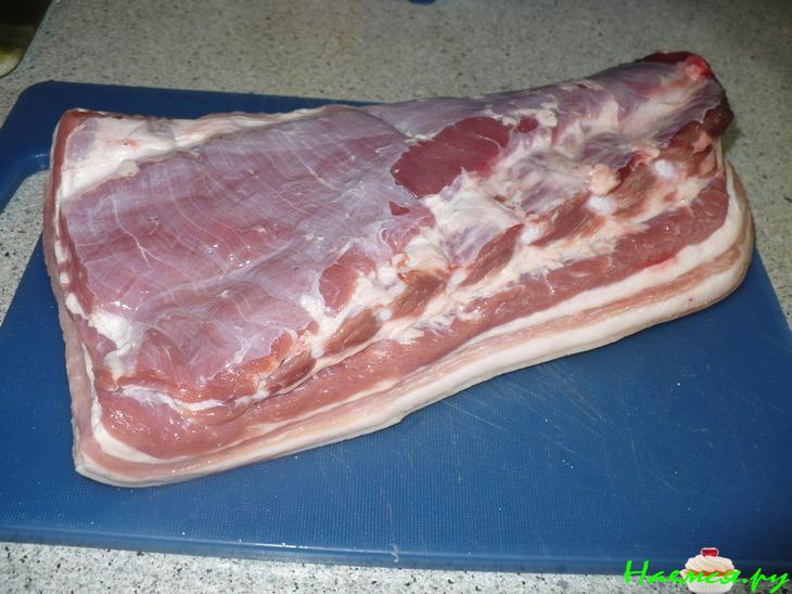 Грудинка домашняя