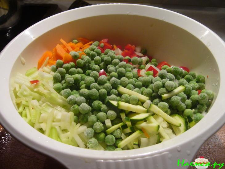 Сырно-овощные палочки