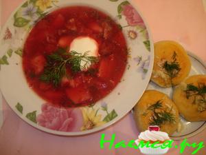 Ещё раз борщ "Вкуснятина" с пампушками и маленькими хитростями Ещё раз борщ "Вкуснятина" с пампушками и маленькими хитростями