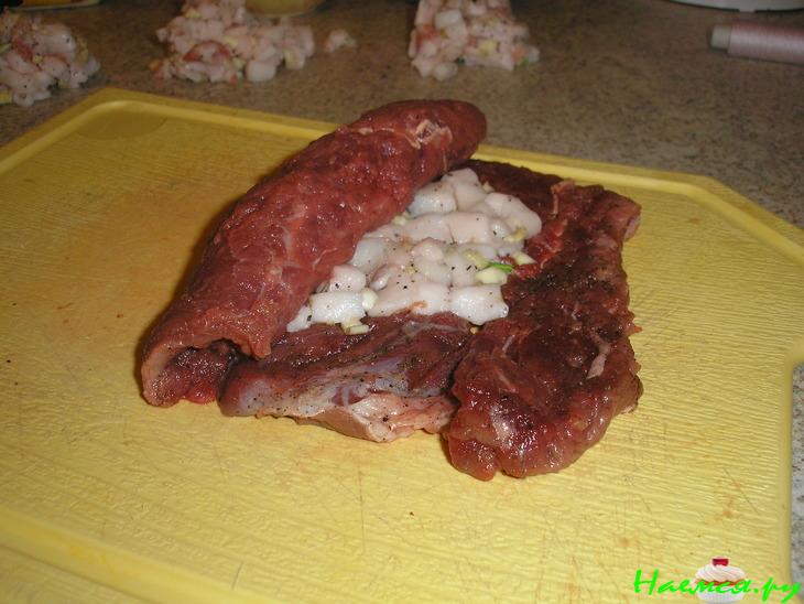 Рулетики из говядины Рулетики из говядины