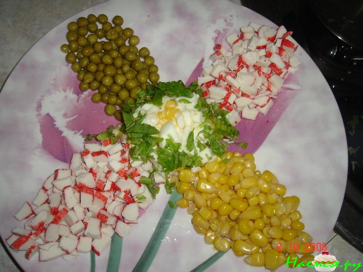 Салат "Цветок"