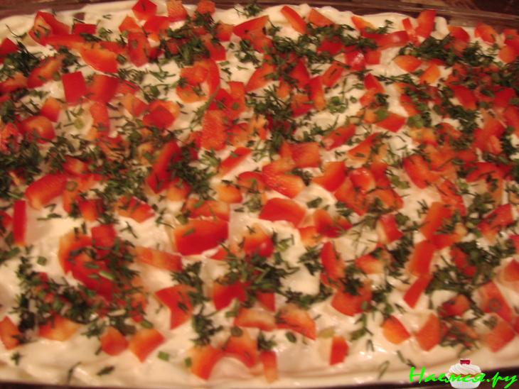 Салат мужской с языком и грибами