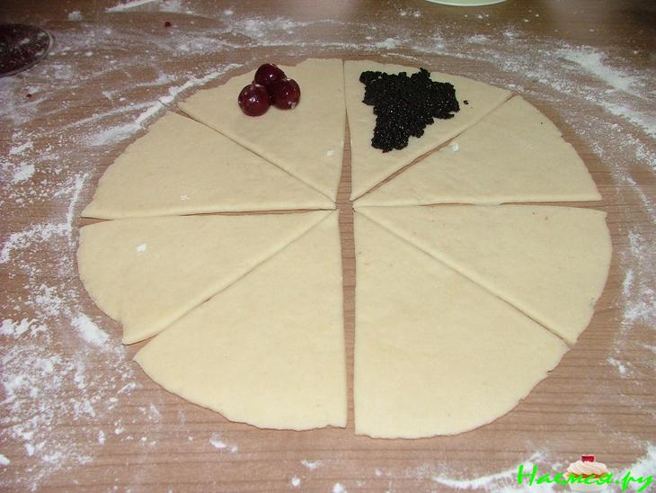 Творожные рогалики