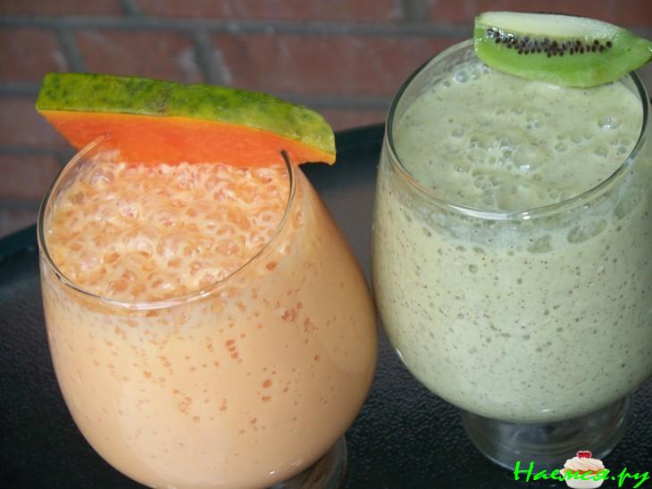 Коктейли фруктово-молочные 