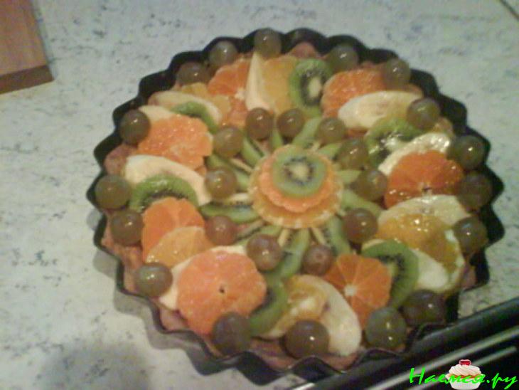 Пирог со свежими фруктами Пирог со свежими фруктами