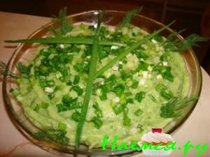 Салат с овощным соусом "Нежность" Салат с овощным соусом "Нежность"