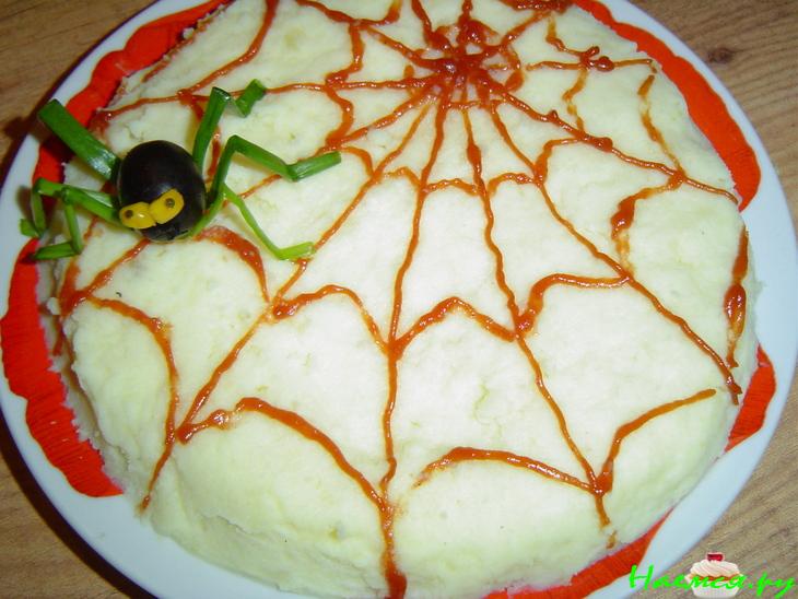 Картофельное пюре "Паучки"