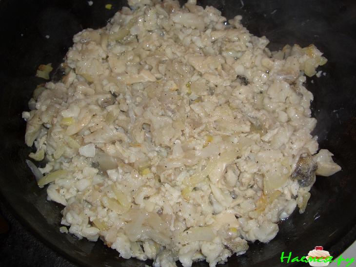 Рыба в хлебно-сырном соусе