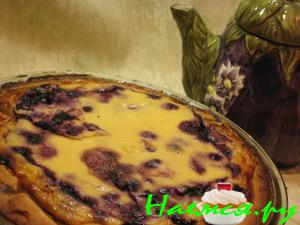 Пирог с черникой Пирог с черникой