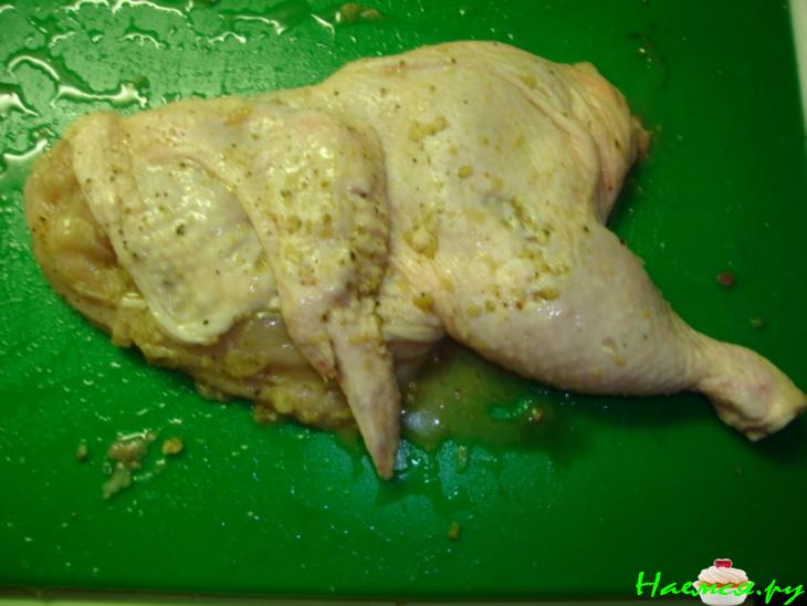 Курица табака