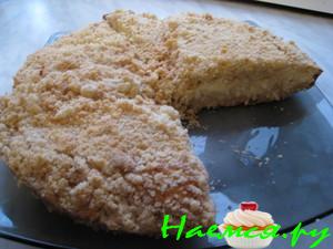 Творожный пирог к ужину