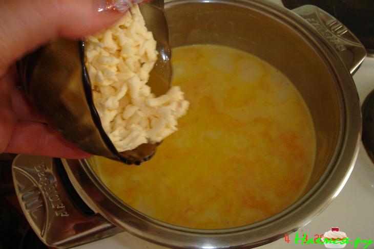 Рыбный супчик с консервированной горбушей