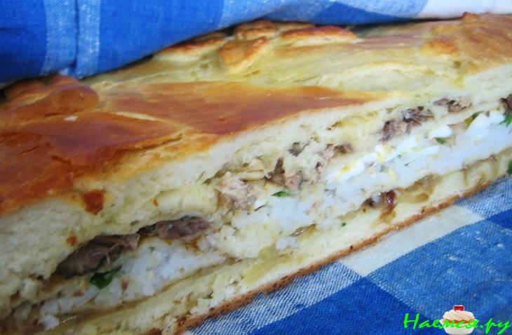 Кулебяка "Выходные на носу" Кулебяка "Выходные на носу"