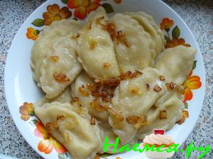 Вареники с картошкой