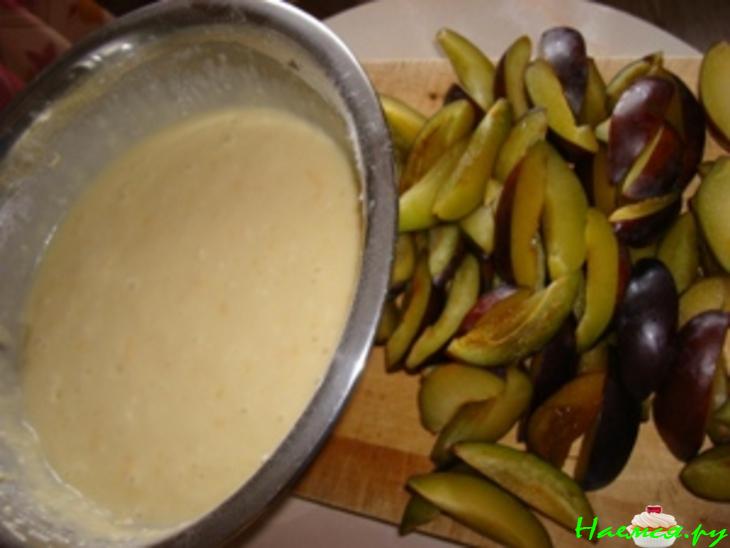 Сырно-сливовый пирог Сырно-сливовый пирог