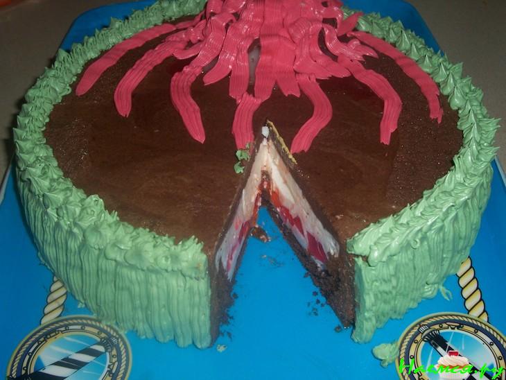 Торт "Вулкан"