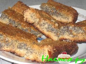 Скорый пирог со сгущенкой и маком Скорый пирог со сгущенкой и маком