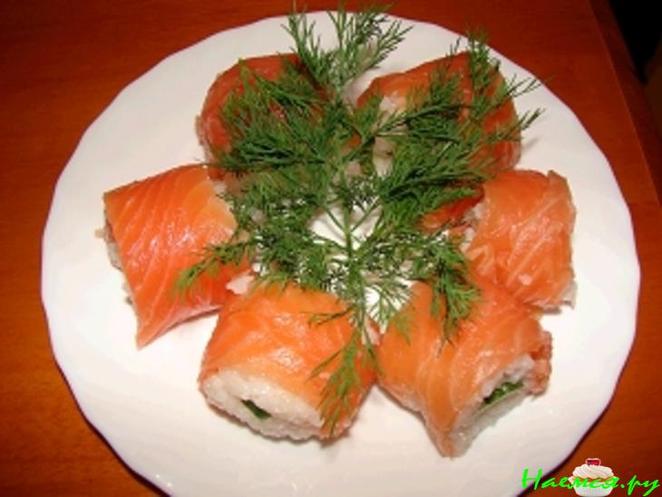 Рыбная закуска а-ля роллы
