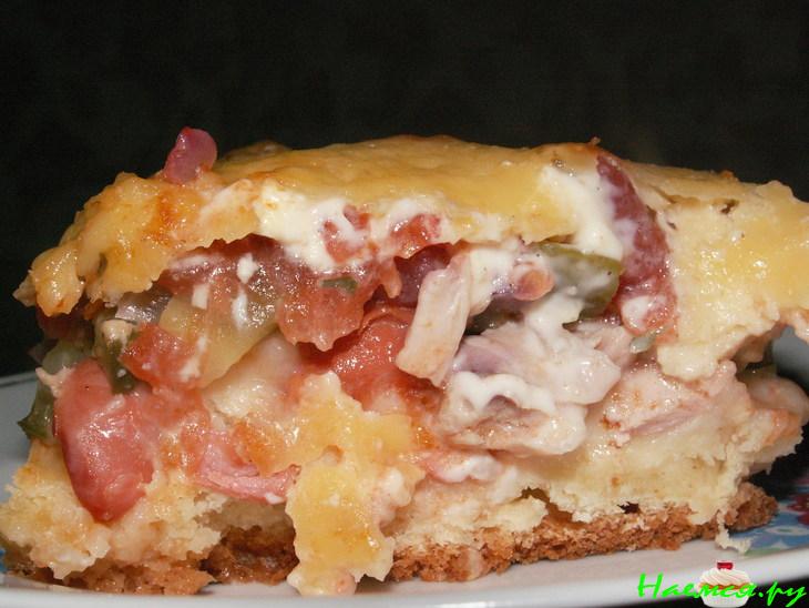 Пицца-пирог "Макси-объём"