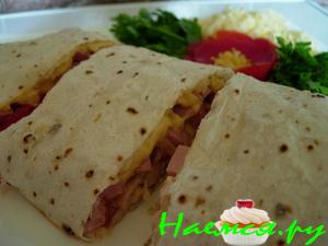 "Фаршированный" лаваш