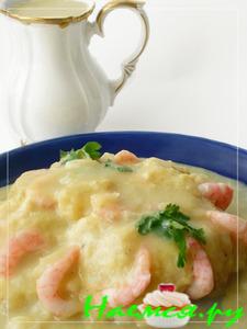 Цветная капуста в банановом соусе