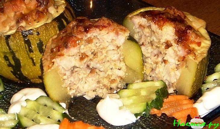 Кабачки фаршированные Кабачки фаршированные