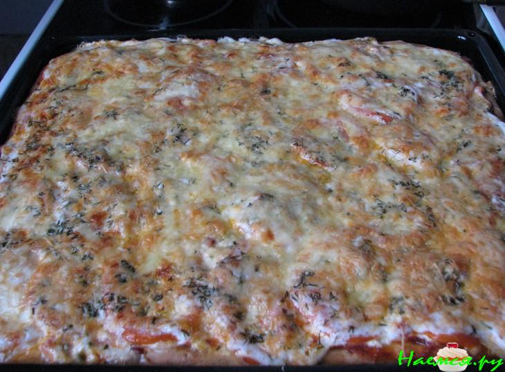 Пицца на кефире