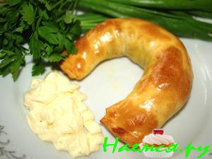 Закусочный штрудель с морковью и пореемь