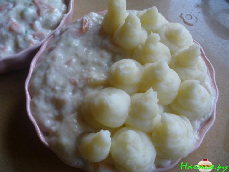 Рыбно-креветочная запеканочка