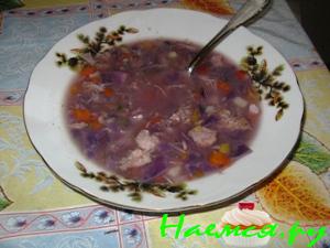 Супчик "Фиолетовая осень"