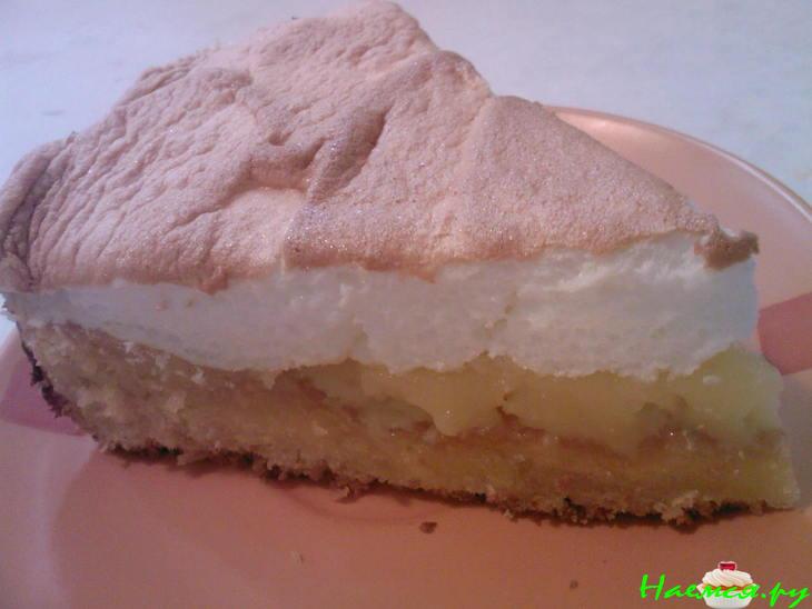 Итальянский пирог с безе и лимонным кремом