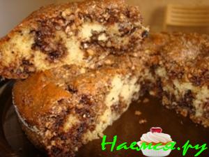 Сметанно-ореховый пирог Сметанно-ореховый пирог