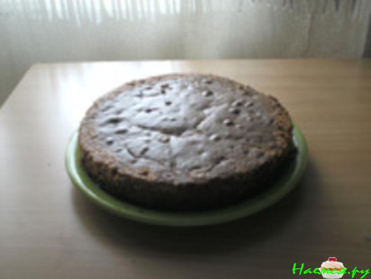 Бисквит с малиной