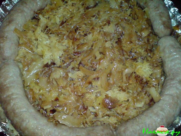 Торт закусочный из охотничьих колбасок