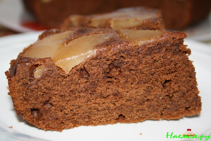 Кофейно-шоколадный пирог с яблоками Кофейно-шоколадный пирог с яблоками