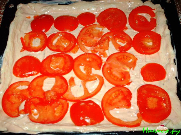 Пицца с маринованными грибами Пицца с маринованными грибами