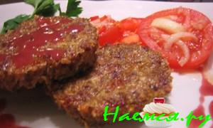 "Сердечные" тарталетки (с клюквенно-вишневым соусом)