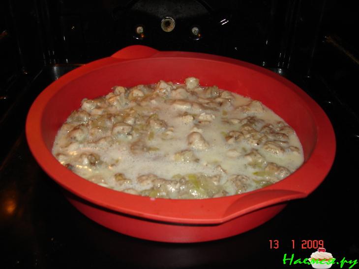 Молоки в омлете