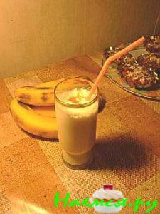 Бананово-медовый коктейль