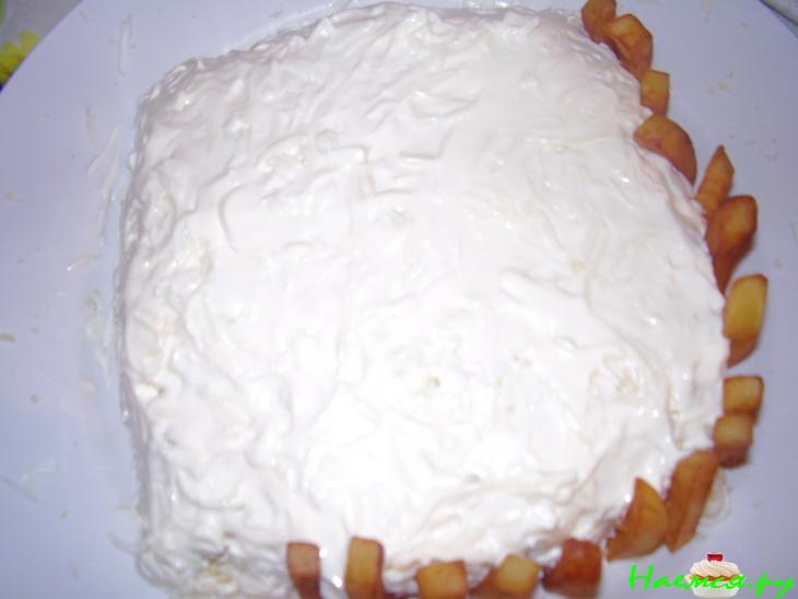 Слоеный салат "Забор"